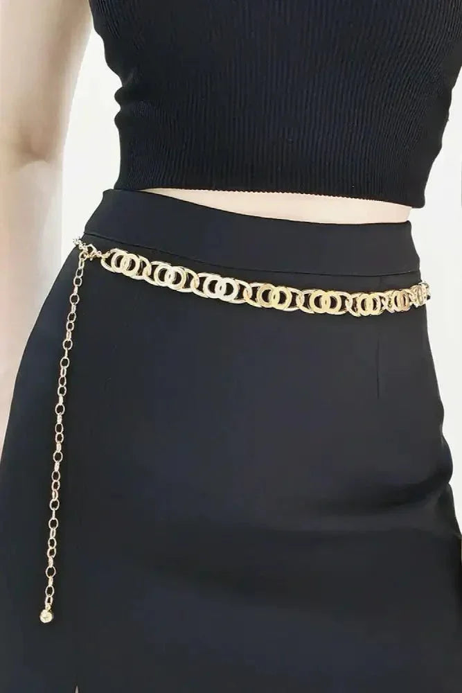 Alloy Lobster Clasp Belt - Update AvenueTrendsi101300105606275101300105606275Alloy Lobster Clasp BeltGold