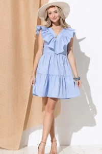 And The Why Chevron Ruffle Florence Hem Casual Dress - Update AvenueEffortless Elegance: DressesTrendsi1001000080612831001000080612836334ca66422a4657a337b8968af560ff - Max - OriginSky Blue