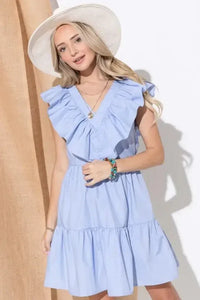 And The Why Chevron Ruffle Florence Hem Casual Dress - Update AvenueEffortless Elegance: DressesTrendsi100100008061283100100008061283b31771619de44f1a8f562e4eecad5ed0 - Max - OriginSky Blue
