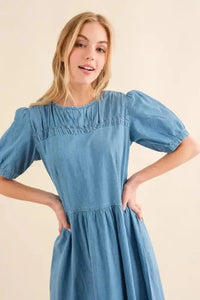 And The Why Full Size Washed Chambray Midi Dress Plus Size - Update AvenueEffortless Elegance: DressesTrendsi100100843731900100100843731900f6205bda55ee43f9b4c4fe63fc02a02e - Max - OriginDenim Blue