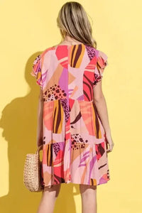 And The Why Printed Double Ruffles Sleeve Dress - Update AvenueEffortless Elegance: DressesTrendsi1001004499518201001004499518203139ad4bb2924f54a8629baeaddabdbc - Max - OriginMauve