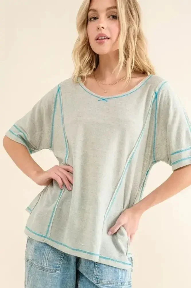 And The Why Reversed Stitch Basic T Shirt - Update AvenueT-ShirtsTrendsi1001003427316631001003427316635980bc16be394310bb303e8bc2f7a445 - Max - OriginMint
