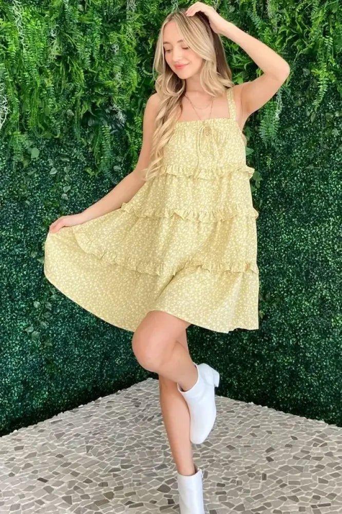 And The Why Ruffle Detailed Floral Babydoll Dress - Update AvenueEffortless Elegance: DressesTrendsi100100202041284100100202041284233491f5c2e646eb8e692aea80ef9b7e - Max - OriginPastel Yellow