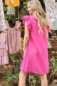 And The Why Ruffle Shoulder Smocked Detailed Dress - Update AvenueEffortless Elegance: DressesTrendsi1001003411412981001003411412984ae79e0c8fc64b468af97a0d4636c9fa - Max - OriginFuchsia