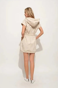 And The Why Short Sleeve String Details Hooded Mini Dress - Update AvenueEffortless Elegance: DressesTrendsi100100965961115100100965961115e6abb0a0210447c8896832e1c53a0904 - Max - OriginAlmond