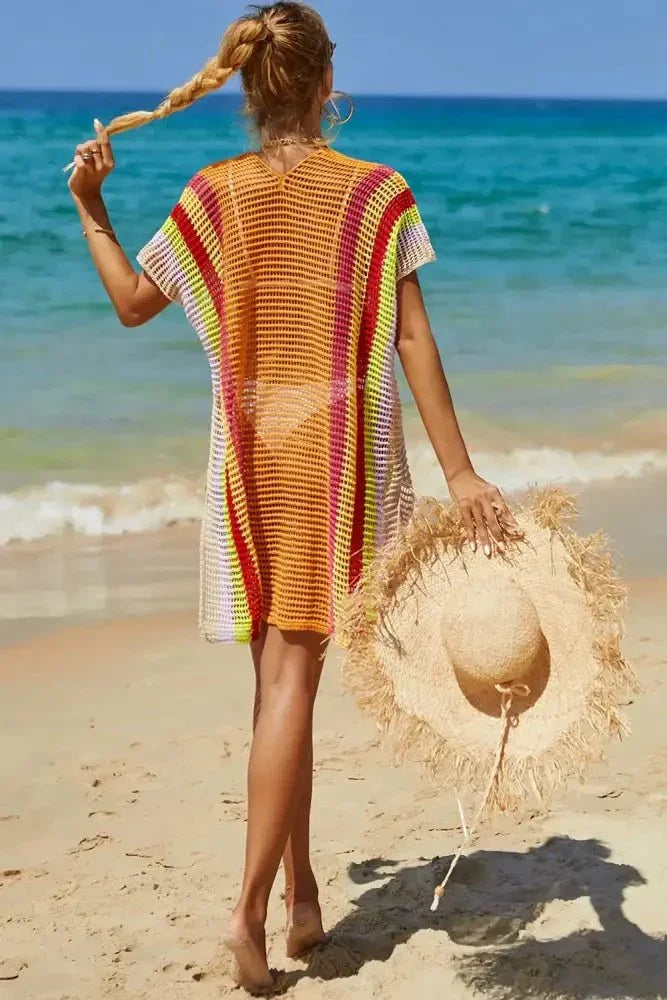 Angel Wings Openwork Striped Slit Knit Cover Up - Update AvenueFestival VibesTrendsi100100119433749100100119433749c453c49d - 7af6 - 4f28 - 8705 - ac9258b63196 - MaxTangerine