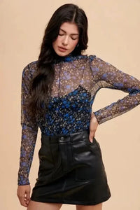 Annie Wear Floral Lettuce Hem Sheer Mesh Top - Update AvenueTrendsi100100498461219100100498461219b7f017db - bf7a - 45a8 - 93a5 - 614e1c5bd06c - MaxBlack/Blue