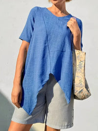 Asymmetric Hem Relaxed Fit T-Shirt - Update AvenueT-ShirtsTrendsi10010092323546710010092323546710993cb6 - 5849 - 436c - 8eec - 4cd9c55d3ca0 - Max - OriginSky Blue