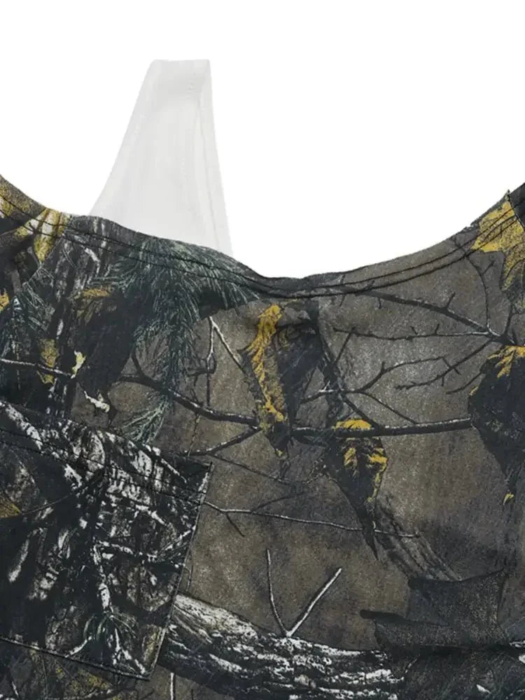 Asymmetrical Neck Printed Long Sleeve Top - Update AvenueT-ShirtsTrendsi100100963470531100100963470531f3276aab29ef4bb6acb0f703ba543cef - Max - OriginArmy Green