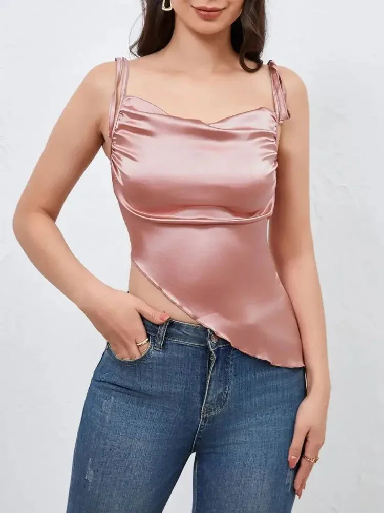 Asymmetrical Tie Shoulder Cami - Update AvenueTrendsi100100355750030100100355750030fe2eca7a - 1a7e - 45e6 - a1dc - 0a1015cbe0cd - Max - OriginDusty Pink