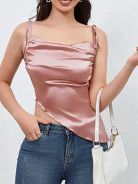 Asymmetrical Tie Shoulder Cami - Update AvenueTrendsi100100355750030100100355750030215ed297 - 864f - 4745 - 97ff - 5fb8c01c2c77 - Max - OriginDusty Pink
