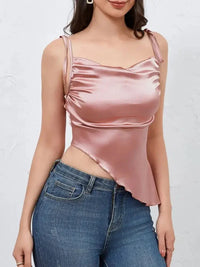 Asymmetrical Tie Shoulder Cami - Update AvenueTrendsi100100355750030100100355750030a4cd770e - 39ab - 431c - 9681 - 47224a2eaea4 - Max - OriginDusty Pink