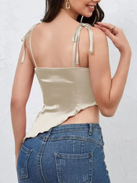 Asymmetrical Tie Shoulder Cami - Update AvenueTrendsi1001003557562341001003557562346fb051fe - 3507 - 41bd - 9b9a - 78465c554b16 - Max - OriginBeige