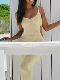 Backless Cutout Scoop Neck Cover - Up Dress - Update AvenueTrendsi100100134789026100100134789026e0801c9b - 5e2a - 49f1 - 900b - 247b0386298e - MaxPastel Yellow