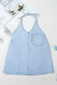 Backless Halter Neck Denim Top - Update AvenueFestival VibesTrendsi100100864693139100100864693139799a46f8 - 7087 - 4b66 - af44 - 1090c3962928 - MaxLight Blue
