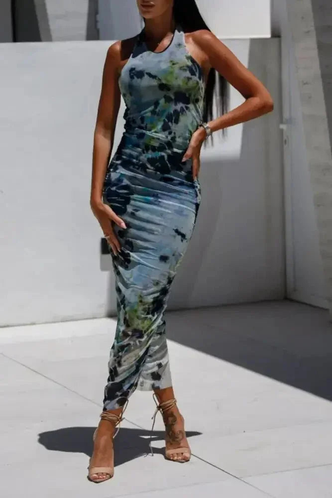 Backless Printed Halter Neck Dress - Update AvenueFestival VibesTrendsi100100415941967100100415941967fb802f24 - 0fd4 - 490a - becd - ab8aa84b9f58 - MaxDusty Blue