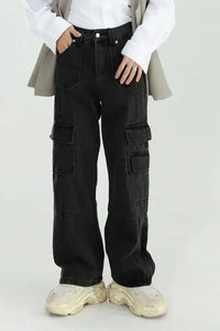 Baggy Jeans with Cargo Pockets - Update AvenueTrendsi100400897668701100400897668701Baggy Jeans with Cargo PocketsBlack