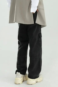 Baggy Jeans with Cargo Pockets - Update AvenueTrendsi100400897668701100400897668701Baggy Jeans with Cargo PocketsBlack