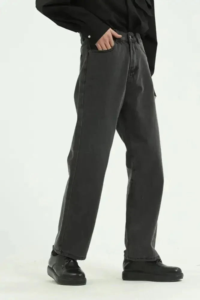 Baggy Jeans with Pockets - Update AvenueTrendsi100400048497014100400048497014Baggy Jeans with PocketsDark Gray