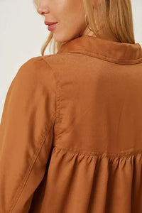 Balloon Sleeve Collared Neck Blouse - Update AvenueTrendsi100101453890421100101453890421aaa98418 - 5098 - 4a3c - b804 - acccfd25bb51 - MaxKhaki