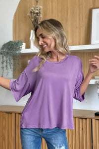 Basic Bae Bamboo Full Size Round Neck Drop Shoulder T-Shirt - Update AvenueT-ShirtsTrendsi10010049690705610010049690705625d498ce - a32d - 4a5f - a4d5 - efae43266c23 - MaxLavender