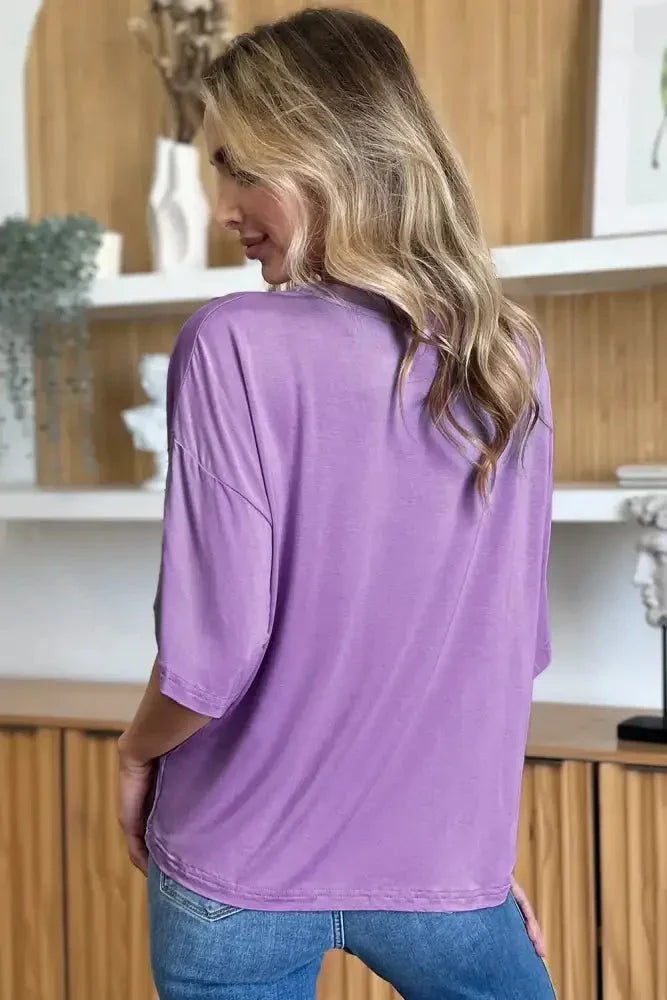 Basic Bae Bamboo Full Size Round Neck Drop Shoulder T-Shirt - Update AvenueT-ShirtsTrendsi100100496907056100100496907056fd565db2 - 7847 - 4a82 - ba65 - bf0c3ed6a541 - MaxLavender