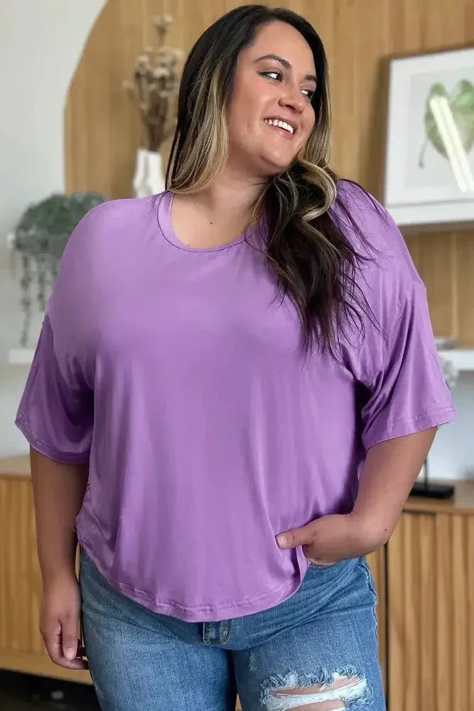 Basic Bae Bamboo Full Size Round Neck Drop Shoulder T-Shirt - Update AvenueT-ShirtsTrendsi100100496907056100100496907056bc3f0133 - 960c - 458d - a44a - 1902da212dad - MaxLavender