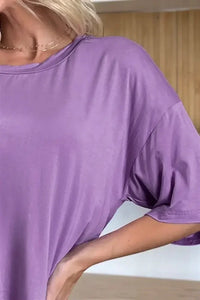 Basic Bae Bamboo Full Size Round Neck Drop Shoulder T-Shirt - Update AvenueT-ShirtsTrendsi10010049690705610010049690705606710dd3 - 9b69 - 411f - b309 - 347a3df6781f - MaxLavender