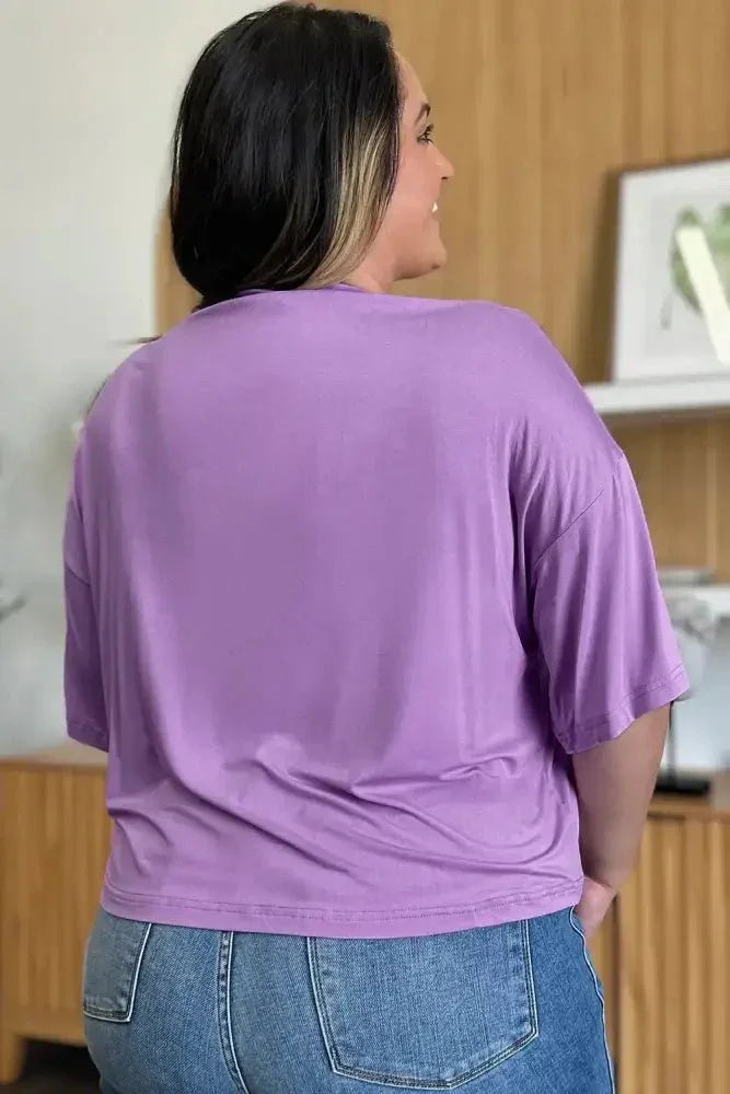 Basic Bae Bamboo Full Size Round Neck Drop Shoulder T-Shirt - Update AvenueT-ShirtsTrendsi100100496907056100100496907056693b9b9d - 494f - 4fb9 - bb3a - 2ab9bb71780a - MaxLavender