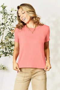 Basic Bae Bamboo Full Size Round Neck Short Sleeve T-Shirt Plus Size - Update AvenueT-ShirtsTrendsi10010041869251710010041869251701566acc - 87d1 - 4266 - 824c - ae9cec201e84 - MaxCoral