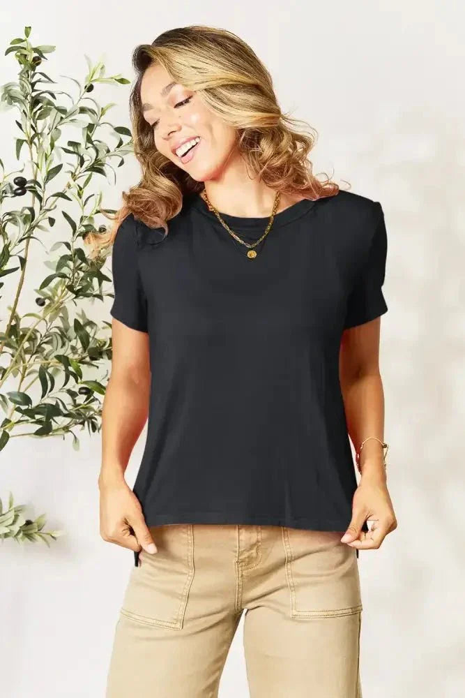 Basic Bae Bamboo Full Size Round Neck Short Sleeve T-Shirt Plus Size - Update AvenueT-ShirtsTrendsi100100418697993100100418697993c83271c6 - d576 - 4a07 - a2bb - d1d029a1e234 - MaxBlack