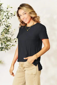Basic Bae Bamboo Full Size Round Neck Short Sleeve T-Shirt Plus Size - Update AvenueT-ShirtsTrendsi1001004186979931001004186979938075a840 - ecc7 - 4713 - b851 - b550165fc6f0 - MaxBlack