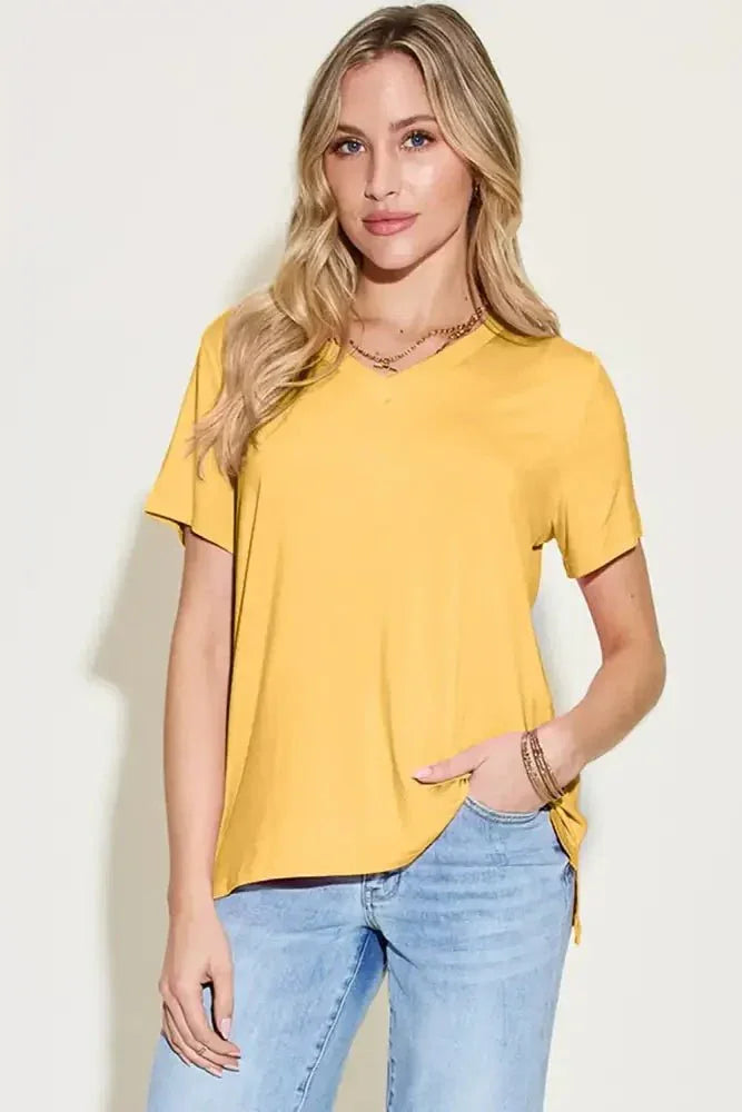 Basic Bae Bamboo Full Size V - Neck High - Low T-Shirt - Update AvenueT-ShirtsTrendsi100100251271913100100251271913cdc7c616 - f2b4 - 4143 - 87ff - 564ab38a7e47 - MaxYellow