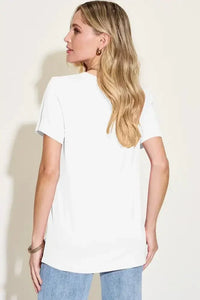 Basic Bae Bamboo Full Size V - Neck High - Low T-Shirt - Update AvenueT-ShirtsTrendsi1001002512719191001002512719194ed353ca - 719a - 459b - 885f - a8e04bb98d46 - MaxWhite