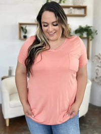 Basic Bae Bamboo Full Size V - Neck Short Sleeve T-Shirt - Update AvenueT-ShirtsTrendsi10010052342110310010052342110339fc0896 - baaf - 48a8 - b573 - 933995da2b73 - MaxWatermelon pink