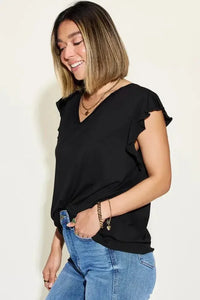 Basic Bae Full Size Bamboo Notched Ruffled Short Sleeve T-Shirt - Update AvenueT-ShirtsTrendsi10010018718716110010018718716175270cac - 0efd - 475d - 967a - 170bb0b0c2e6 - MaxBlack
