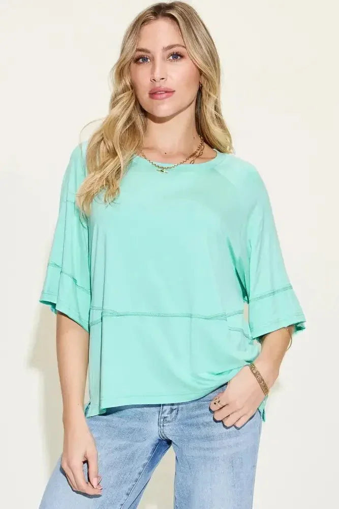 Basic Bae Full Size Bamboo Round Neck Exposed Seam T-Shirt Plus Size - Update AvenueT-ShirtsTrendsi100100234971927100100234971927b1c2276d - 7c55 - 4a90 - 8c97 - 3241a4ebcaca - MaxMint Blue