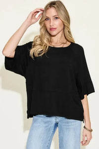 Basic Bae Full Size Bamboo Round Neck Exposed Seam T-Shirt Plus Size - Update AvenueT-ShirtsTrendsi100100234977620100100234977620ef8bf2b6 - 9ae1 - 4e20 - a4a1 - 85499d9a8eae - MaxBlack
