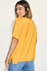 Basic Bae Full Size Bamboo Slit V - Neck Short Sleeve T-Shirt - Update AvenueT-ShirtsTrendsi10010073501259010010073501259083c7e6a2 - 2447 - 49d9 - b0a9 - 855a5a82126e - MaxGold