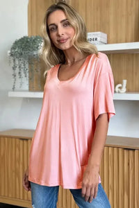 Basic Bae Full Size Bamboo V - Neck Drop Shoulder T-Shirt - Update AvenueT-ShirtsTrendsi10010032820132410010032820132470b00f84 - d694 - 4a82 - a47b - 9098b07c5056 - MaxBlush Pink