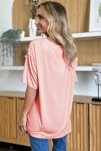 Basic Bae Full Size Bamboo V - Neck Drop Shoulder T-Shirt - Update AvenueT-ShirtsTrendsi1001003282013241001003282013247bbae84c - 30df - 49f9 - 9841 - a72c941d2f96 - MaxBlush Pink