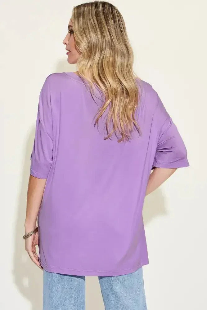 Basic Bae Full Size Bamboo V - Neck Drop Shoulder T-Shirt - Update AvenueT-ShirtsTrendsi1001003282074301001003282074300c985eff - 5ee1 - 40cf - a649 - 853b27065766 - MaxLilac