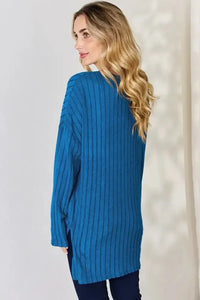 Basic Bae Full Size Ribbed Half Button Long Sleeve High - Low T-Shirt - Update AvenueT-ShirtsTrendsi1001014012388471001014012388475d83d857 - a9bb - 4151 - 87df - df77edf16a59 - MaxSky Blue