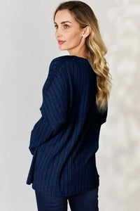 Basic Bae Full Size Ribbed Half Button Long Sleeve T-Shirt - Update AvenueT-ShirtsTrendsi10010187848022710010187848022777d3659f - f614 - 438e - 9767 - 9dc9de024f79 - MaxDark Blue
