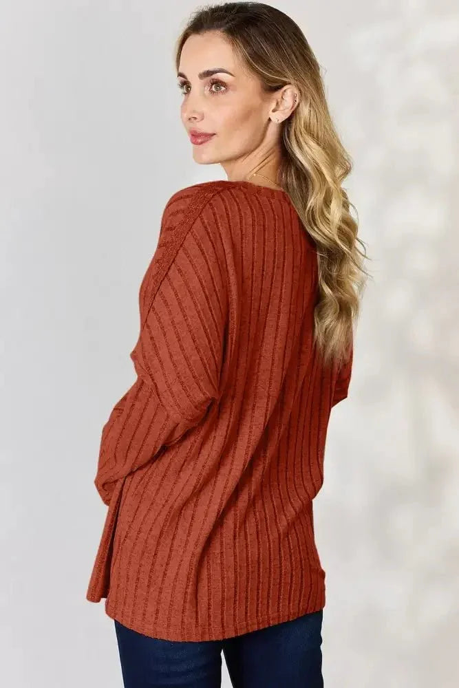 Basic Bae Full Size Ribbed Half Button Long Sleeve T-Shirt - Update AvenueT-ShirtsTrendsi100101878482568100101878482568629a934e - a9c2 - 4eae - 816f - 62cdd657dfa2 - MaxRust