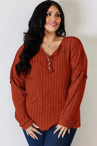 Basic Bae Full Size Ribbed Half Button Long Sleeve T-Shirt - Update AvenueT-ShirtsTrendsi10010187848256810010187848256864f449a1 - 7745 - 4c4d - ac87 - 671eed4a1876 - MaxRust