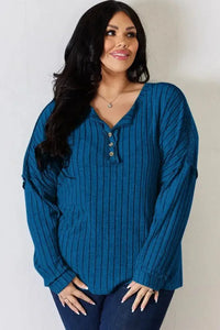 Basic Bae Full Size Ribbed Half Button Long Sleeve T-Shirt - Update AvenueT-ShirtsTrendsi10010187848545010010187848545043a64a5f - 9574 - 4dc7 - a91b - 647ffadd1c95 - MaxSky Blue