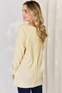 Basic Bae Full Size Ribbed Round Neck Slit T-Shirt - Update AvenueT-ShirtsTrendsi100101089496097100101089496097225efd91 - 5e76 - 4994 - 8905 - 8f2fb0e44769 - MaxLight Yellow