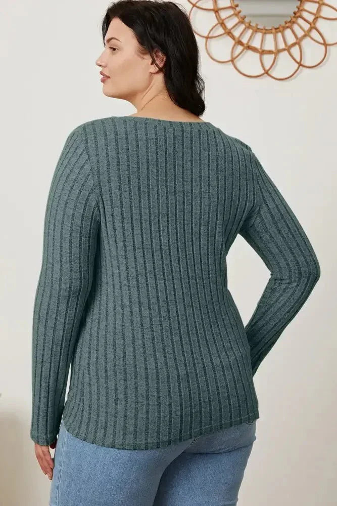 Basic Bae Full Size Ribbed V - Neck Long Sleeve T-Shirt - Update AvenueT-ShirtsTrendsi10010179218513710010179218513734007fe0 - 5d23 - 4f11 - a165 - ff3fbe106fed - MaxAir Force Blue