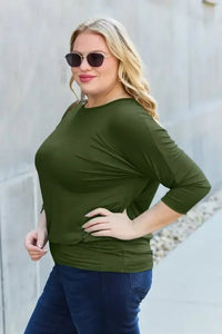 Basic Bae Full Size Round Neck Batwing Sleeve Top - Update AvenueTrendsi100101149810143100101149810143f0185236 - 0009 - 4382 - 8bc9 - 3c6ef93d34bb - MaxArmy Green